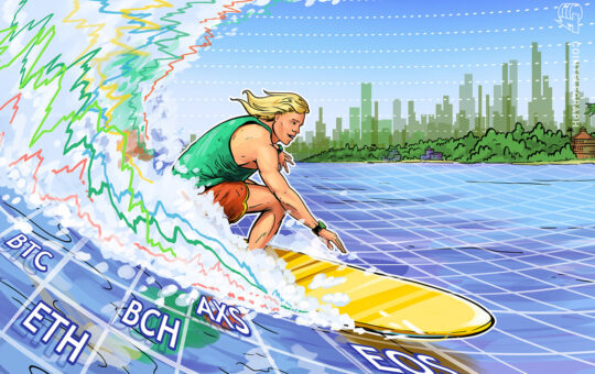 Top 5 cryptocurrencies to watch this week: BTC, ETH, BCH, AXS, EOS