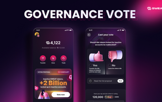 Sweat Economy to decide the fate of 2B idle SWEAT tokens via Governance Vote