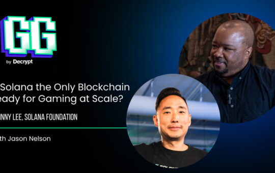 Solana Is Only Network Ready for Gaming: Solana Foundation's Johnny Lee