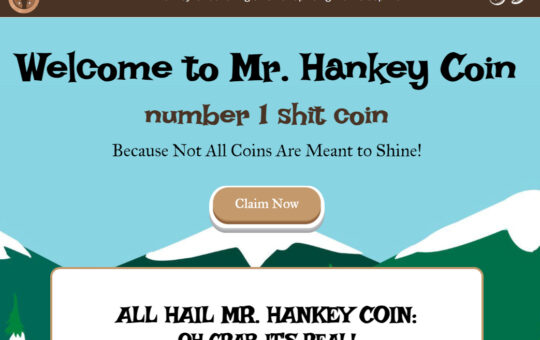 Viral New Shitcoin Mr Hankey Coin Explodes 100% at DEX Launch – Here’s Why It Can 100x