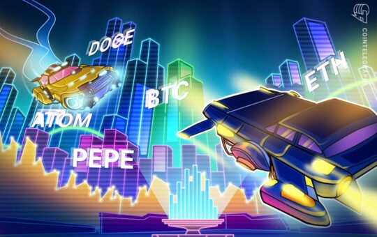 Bitcoin price inches closer to new all-time high as ETH, DOGE, PEPE and ATOM rally