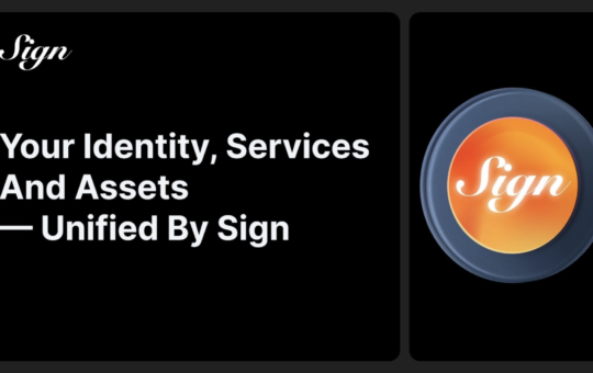 Your Identity, Services, and Assets — Unified by Sign