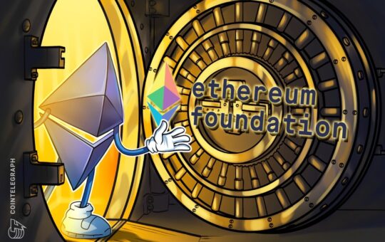 Ethereum Foundation rolls out new treasury policy