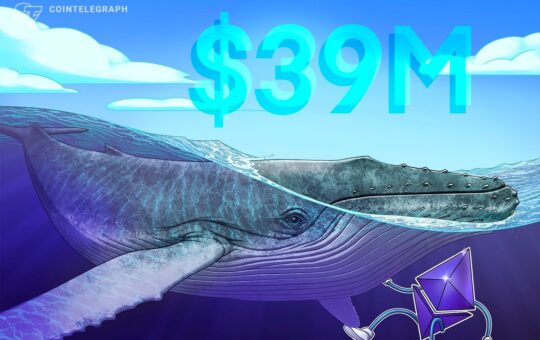 Ethereum Whale Stacks $39M in ETH Despite Ether Falling Harder Than Bitcoin