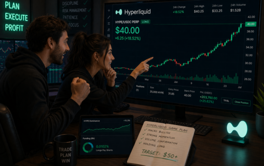 Analyzing a bullish HYPE chart